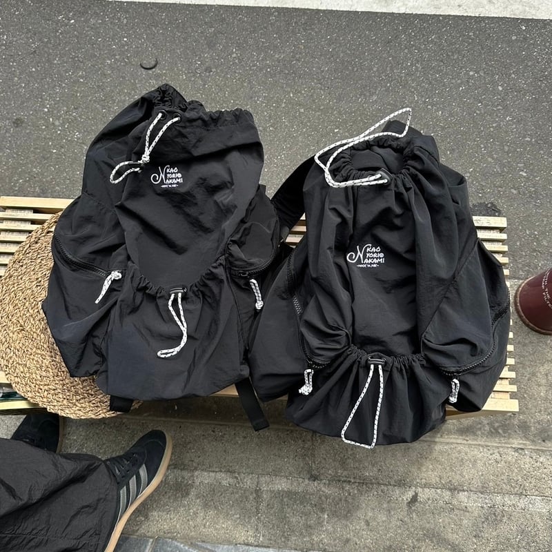 極美品＊カオヨリナカミ2way nylon bag kaoyorinakami