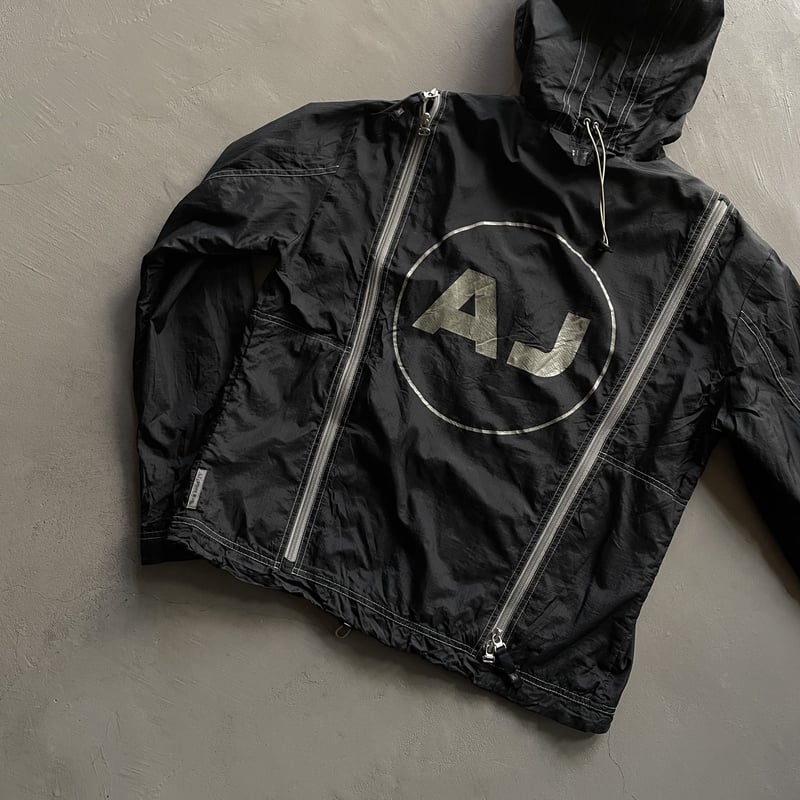 90s~ Armani Jeans design zip nylon foodie | sui