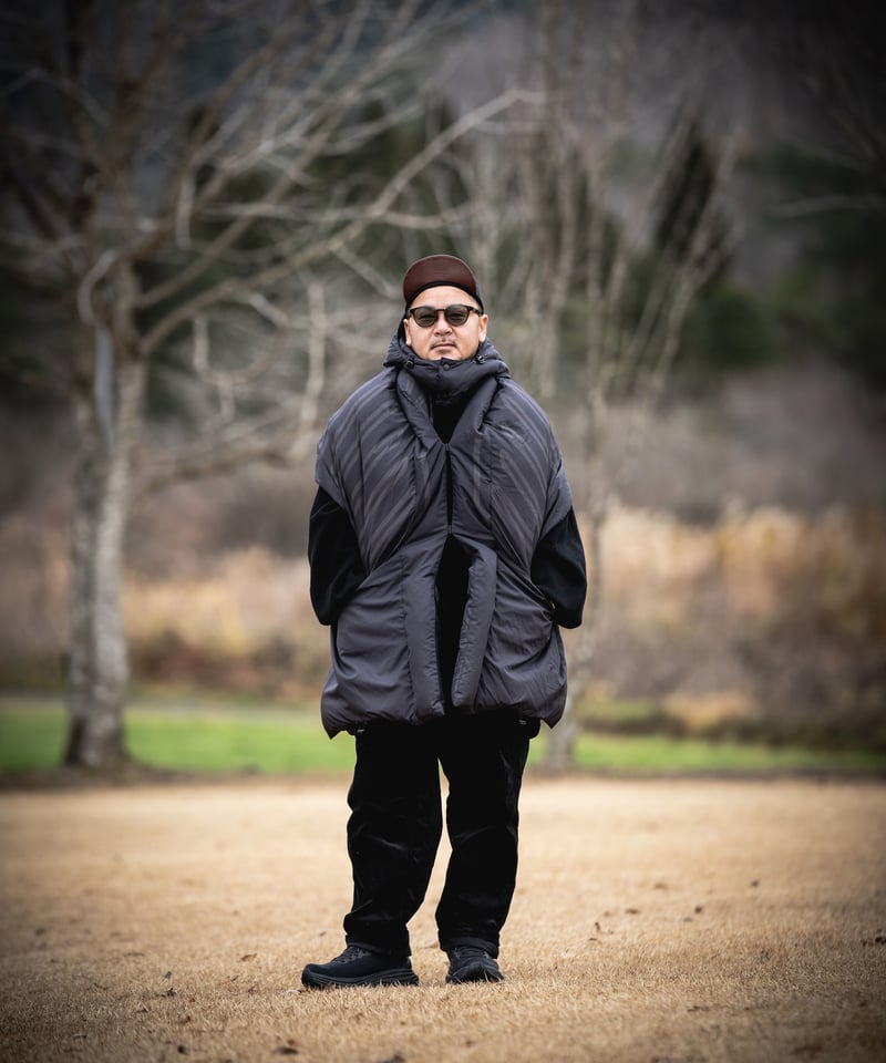 Hooded Down Stole | old mountain