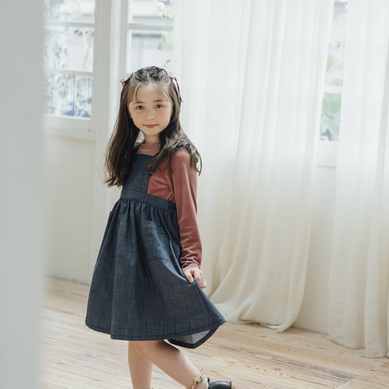 Apron dress / denim | june -little closet-