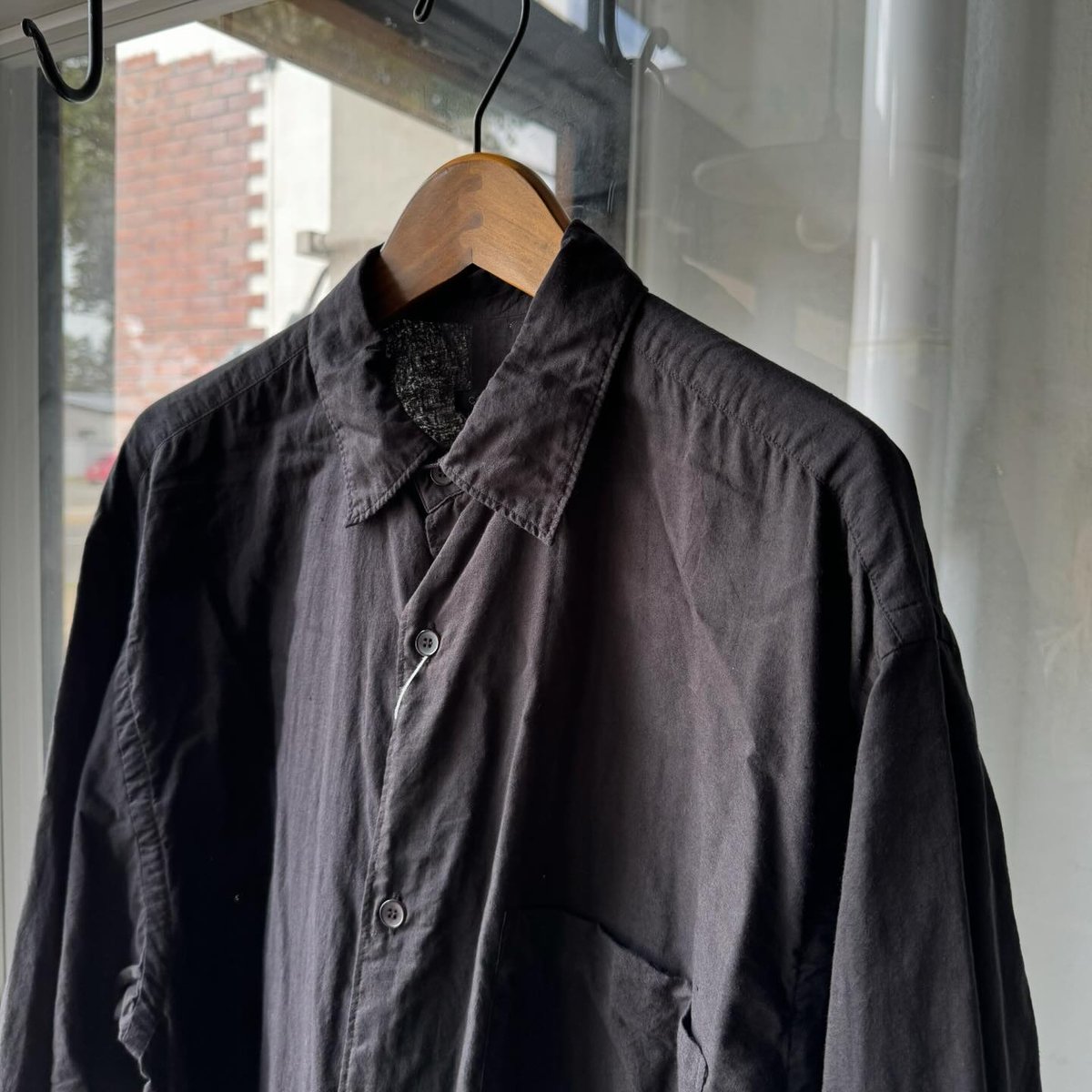 COMOLI KHADIコットンWレイヤー コモリシャツ | Less Higashikawa