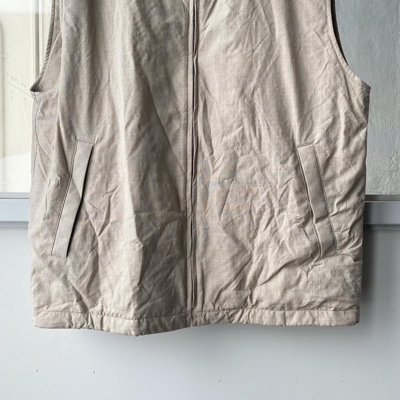 AURALEE HIGH COUNT WOOL POPLIN VEST | Less Hig