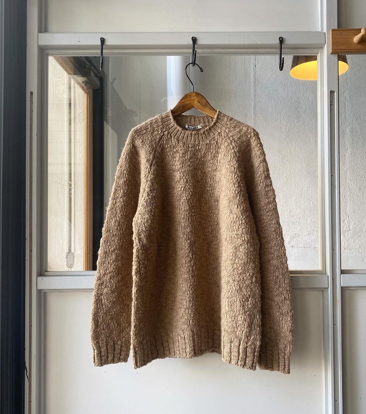 AURALEE WOOL SLUB KNIT P/O A21AP01SY (mens) |