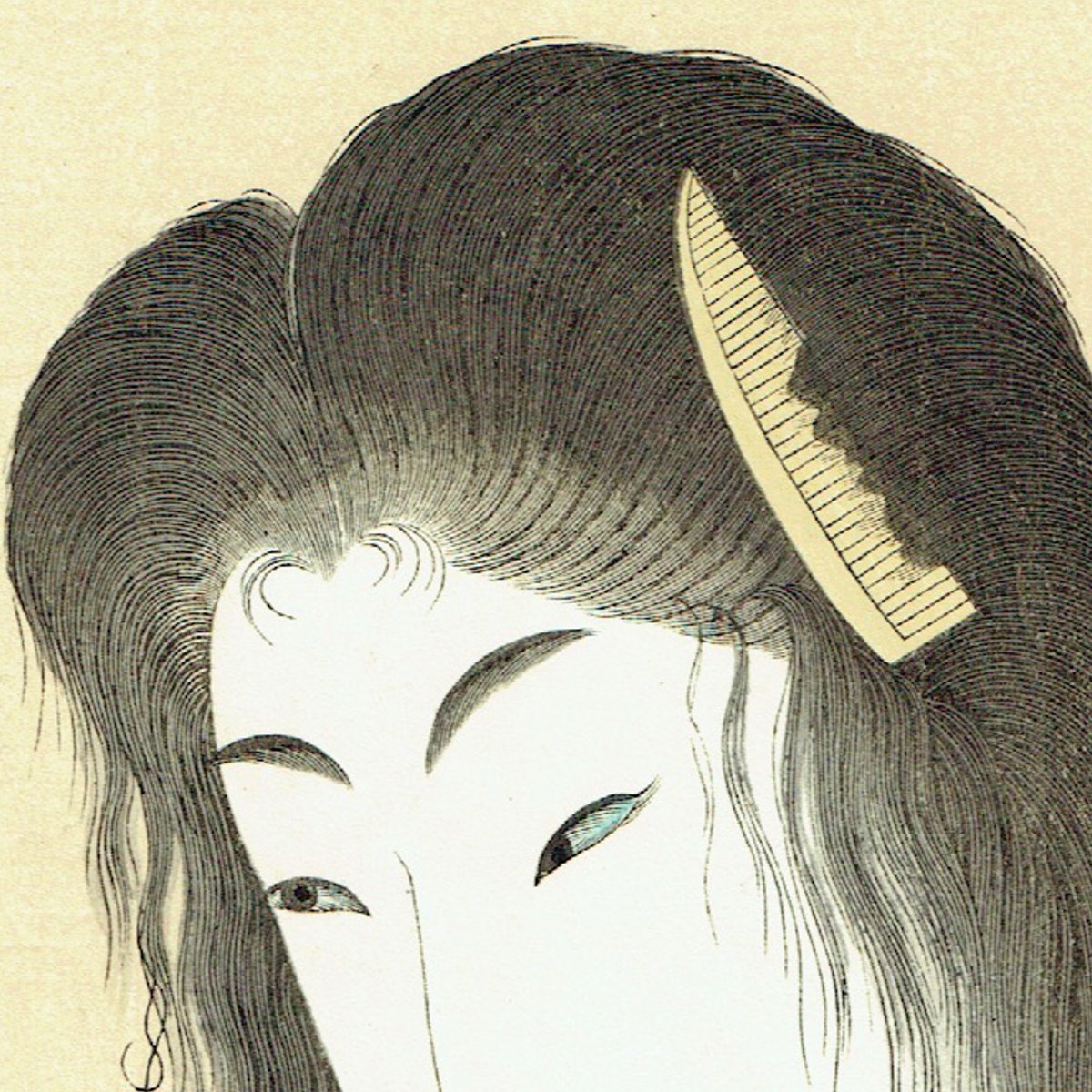 揚州周延「真美人 一」明治20年（1887）【浮世絵】 | 浮世絵販売・買取