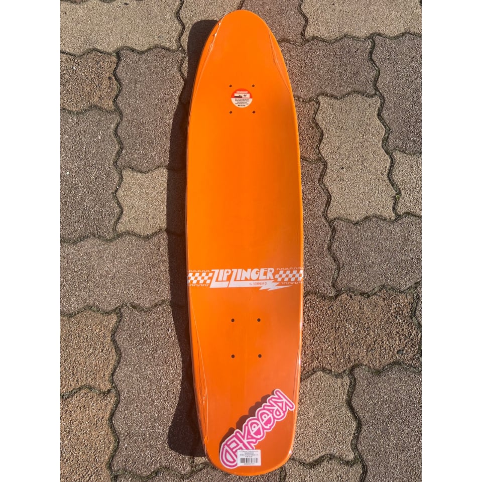 KROOKED ZIP ZINGER ORANGE 7.75 | CANOLA SKATESHOP