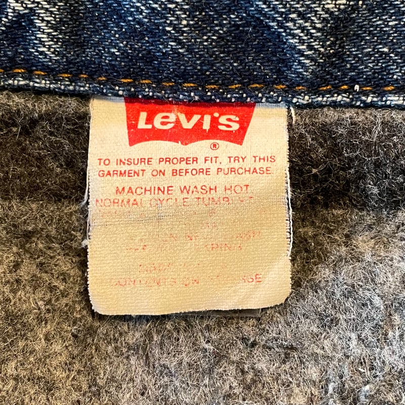 80s Levi's 70506 0316 デニムジャケット USA製 Size 46 ブラン