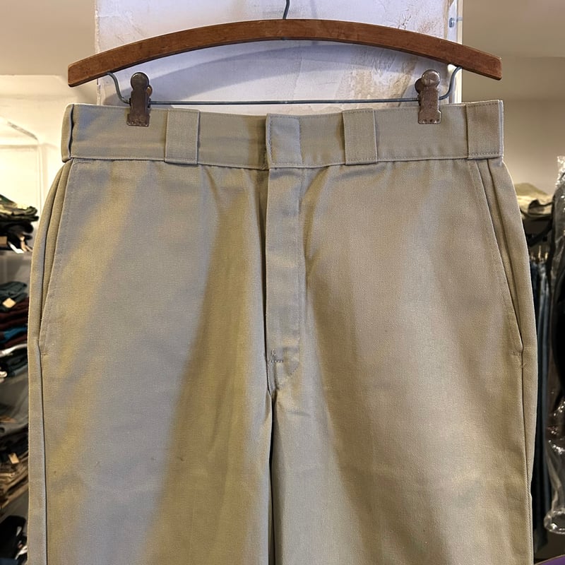 90s Dickies 874 ワークパンツ ディッキーズ ベージュ TALONジップ 32×