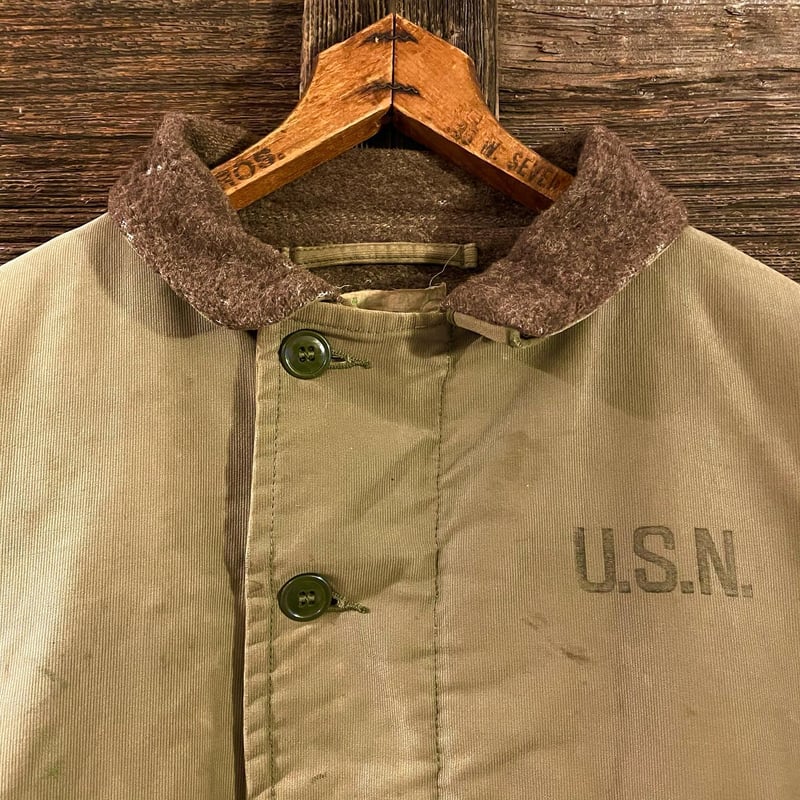 US NAVY 60s N-1 DECK JACKET TALONジップ デッキジャケット ミ