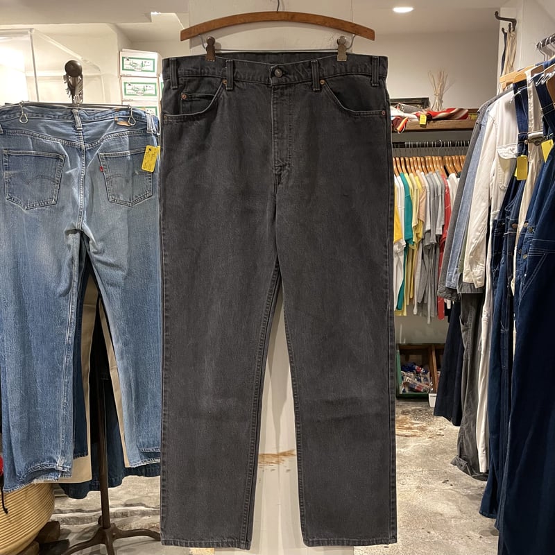 Levi's 42509-0258 80年代 リーバイス509 先染めブラックデニム