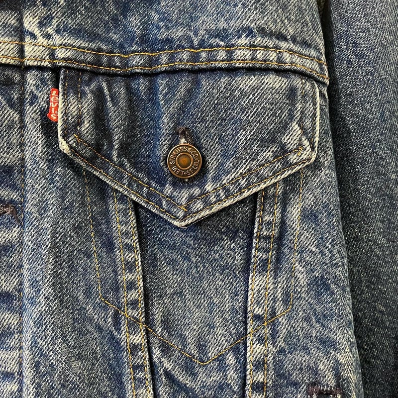 80s Levi's 70401-0816 リーバイス デニムジャケット ネルライナー USA