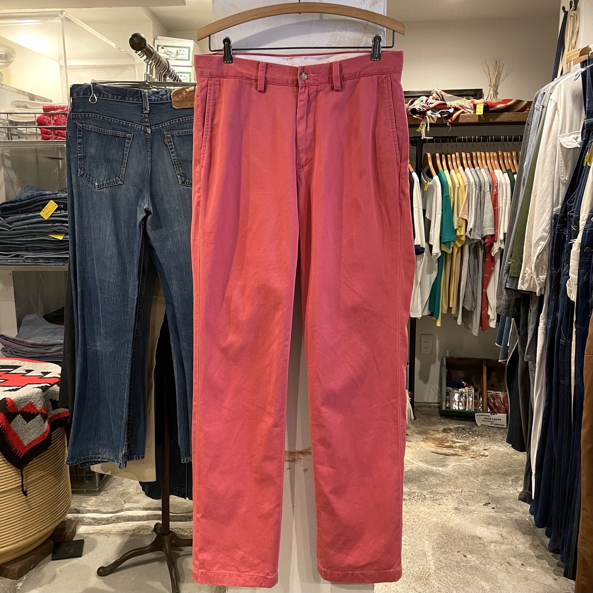 POLO by Ralph Lauren チノパン カラーパンツ サーモンピンク