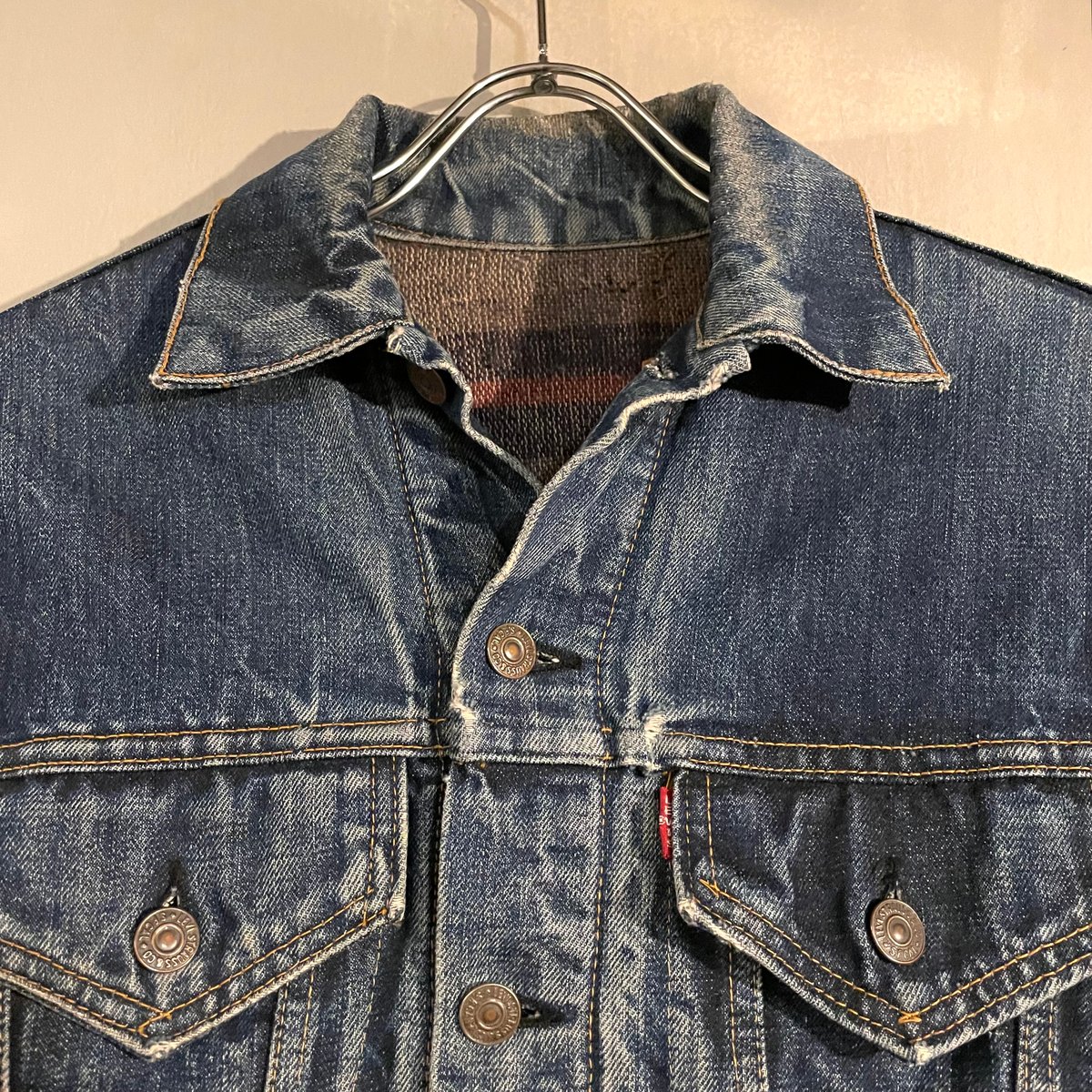 60s Levi's 70505 Big E 4th Type ブランケットライナー USA製