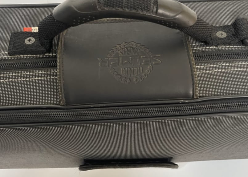 SELMER アルトサックスソフトケース グレー 純正品 純正ストラップ付き