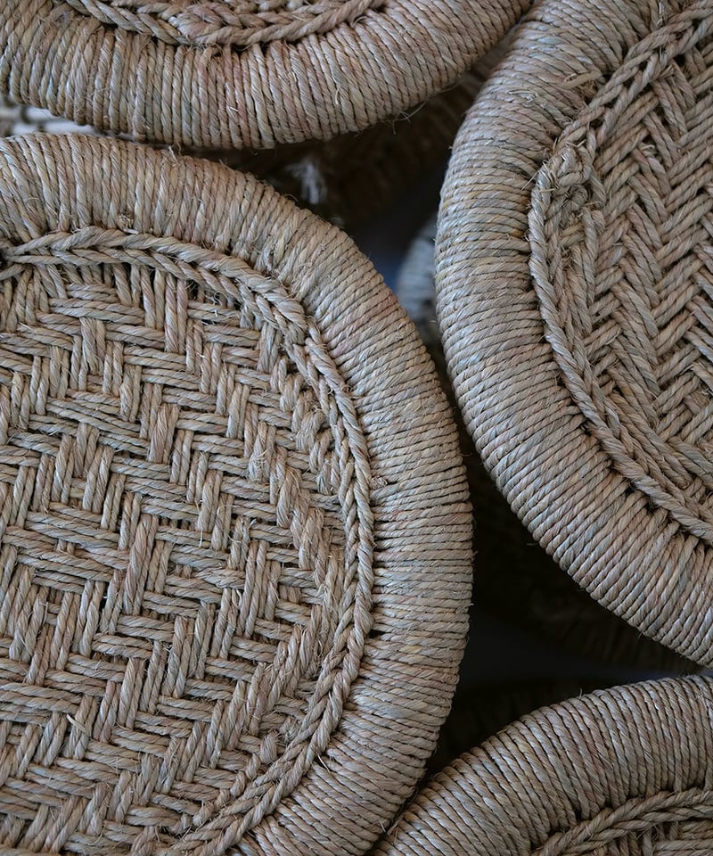 インドの葦スツール「ムラ」05 | MAKI TEXTILE STUDIO online shop