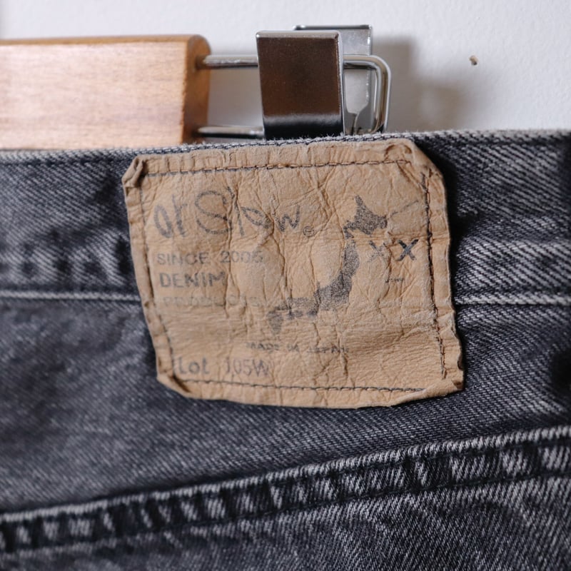 再入荷【MEN'S】orSlow[オアスロウ] 105 90's BLACK DENIM S
