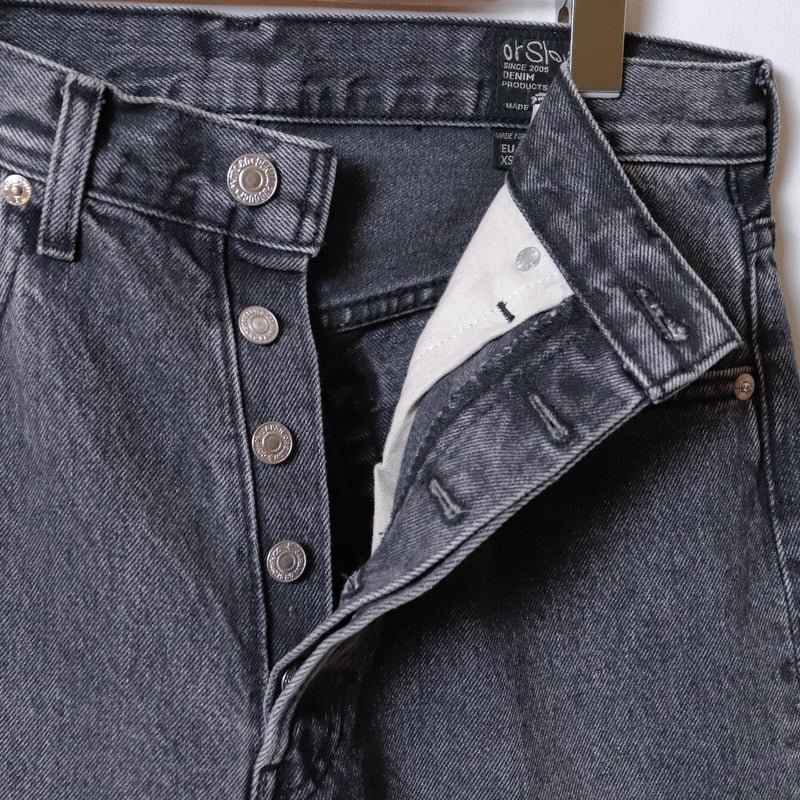 再入荷【MEN'S】orSlow[オアスロウ] 105 90's BLACK DENIM S