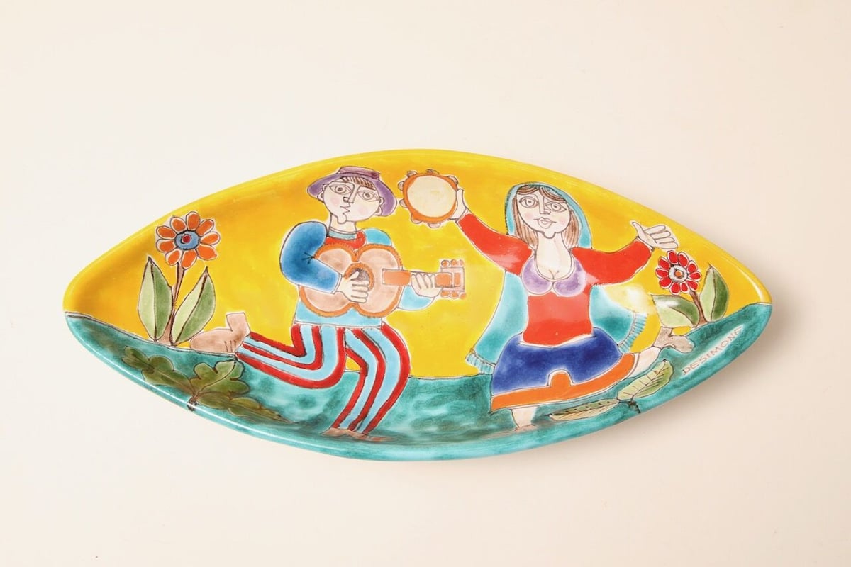 Giovanni DeSimone/DESIMONE/handpainted/dish/お皿/