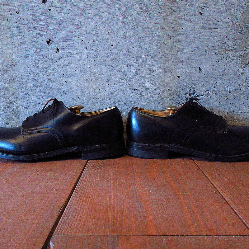 ビンテージ80's○DEADSTOCK U.S.NAVYサービスシューズsize 10R○23