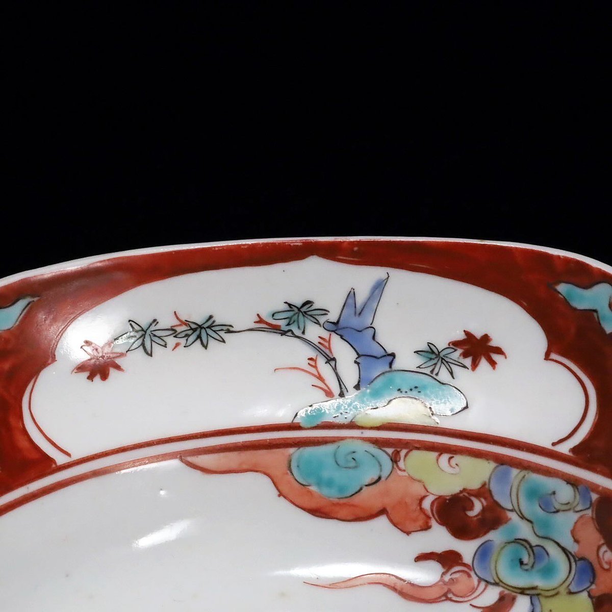 柿右衛門 色絵龍文木瓜形小鉢 五客揃 | LYAN ARTS' Collection onl