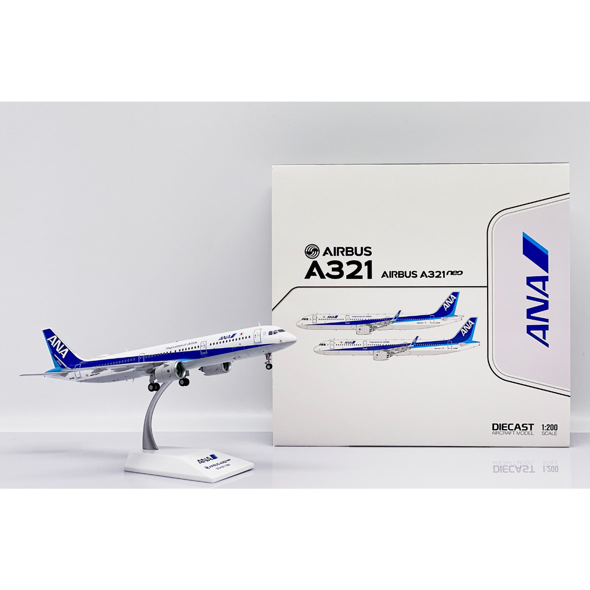 ANA エアバス A321 1/200 ダイキャストモデル 完成品 A321 1/200 ダイ