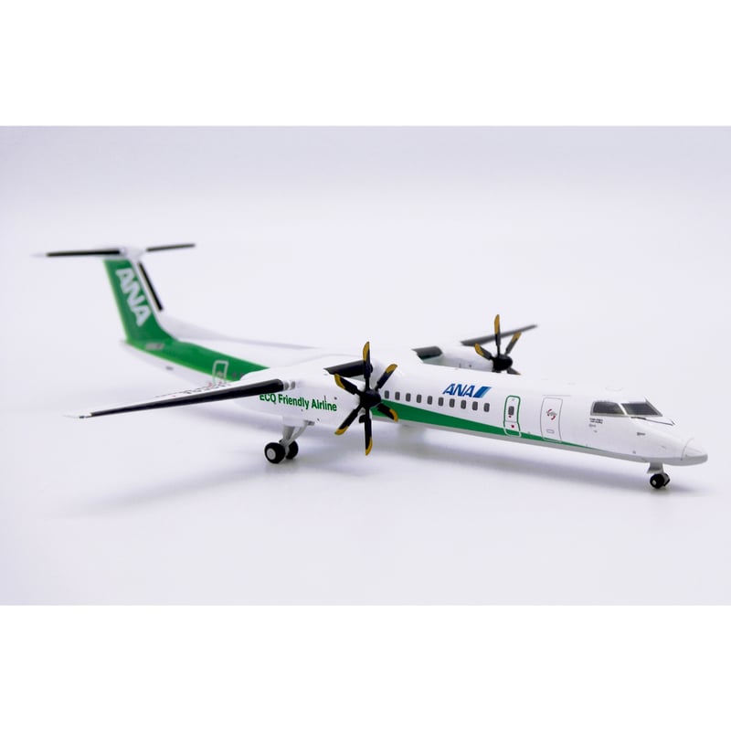 ANA DHC-8-400 モデルプレーン 1/100 エコボン ANA DHC-8-400 モデル