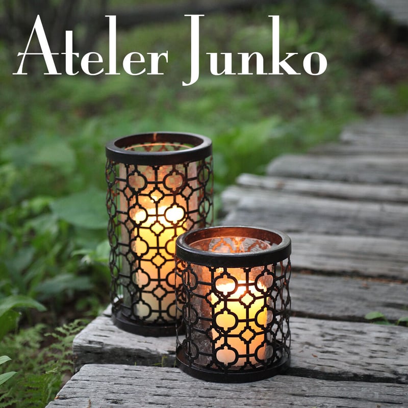キャンドルホルダー ダブルケージ Candleholders Double Cage | At