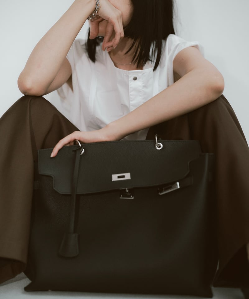SQUARE BELT HANDLE BAG / 3color ＜送料無料＞ | JISTORY