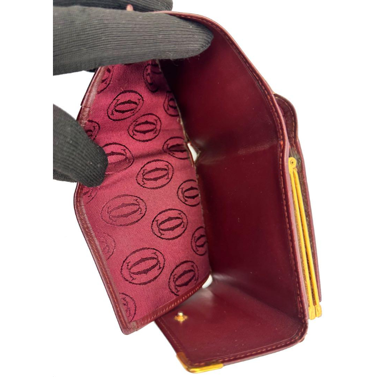 Cartier カルティエ マストライン 二つ折り財布 がま口小銭入れ