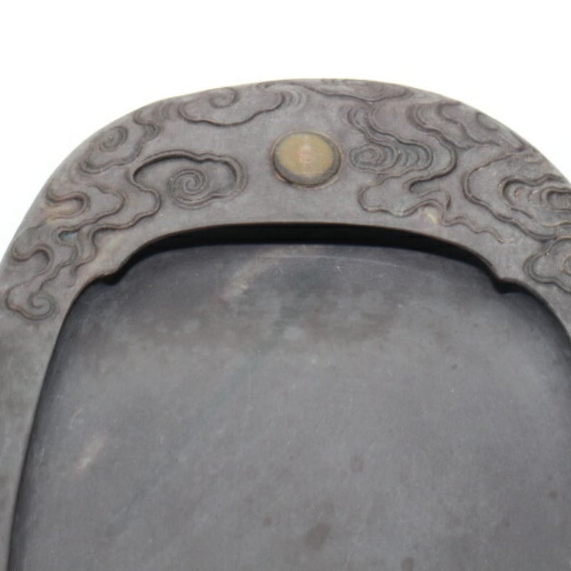 硯 端渓硯 老抗 天然硯 石眼 5.6吋 一品物 美術品 インテリア suzu1418