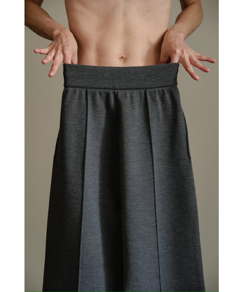 Olde H & Daughter WOOL KNIT TRACK PANTS | Muste