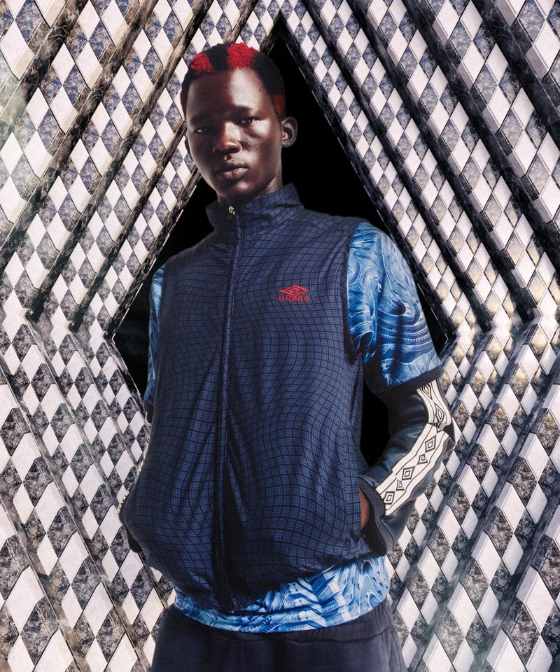 PARANOID×UMBRO】OVERLAP L/S GAME SHIRT | 45do｜r