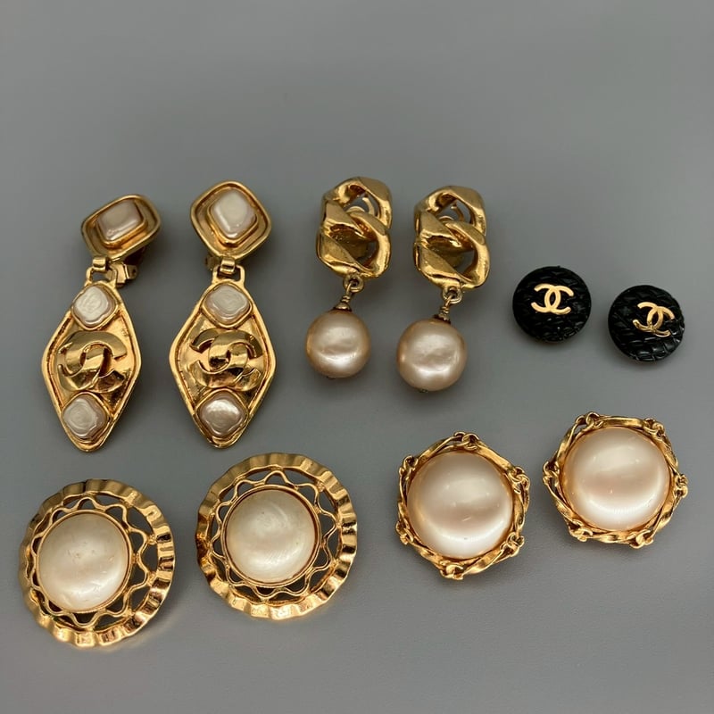 CHANEL (シャネル) ヴィンテージ ココマーク パール チェーン