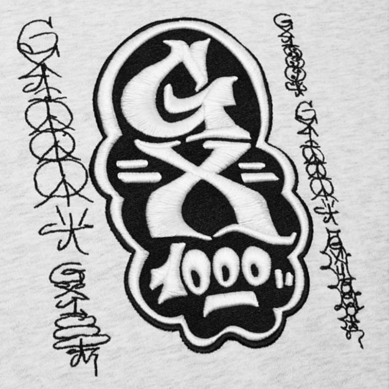 SALE GX1000 パーカー ジーエックスセン グレー Sketch Hoodie （As