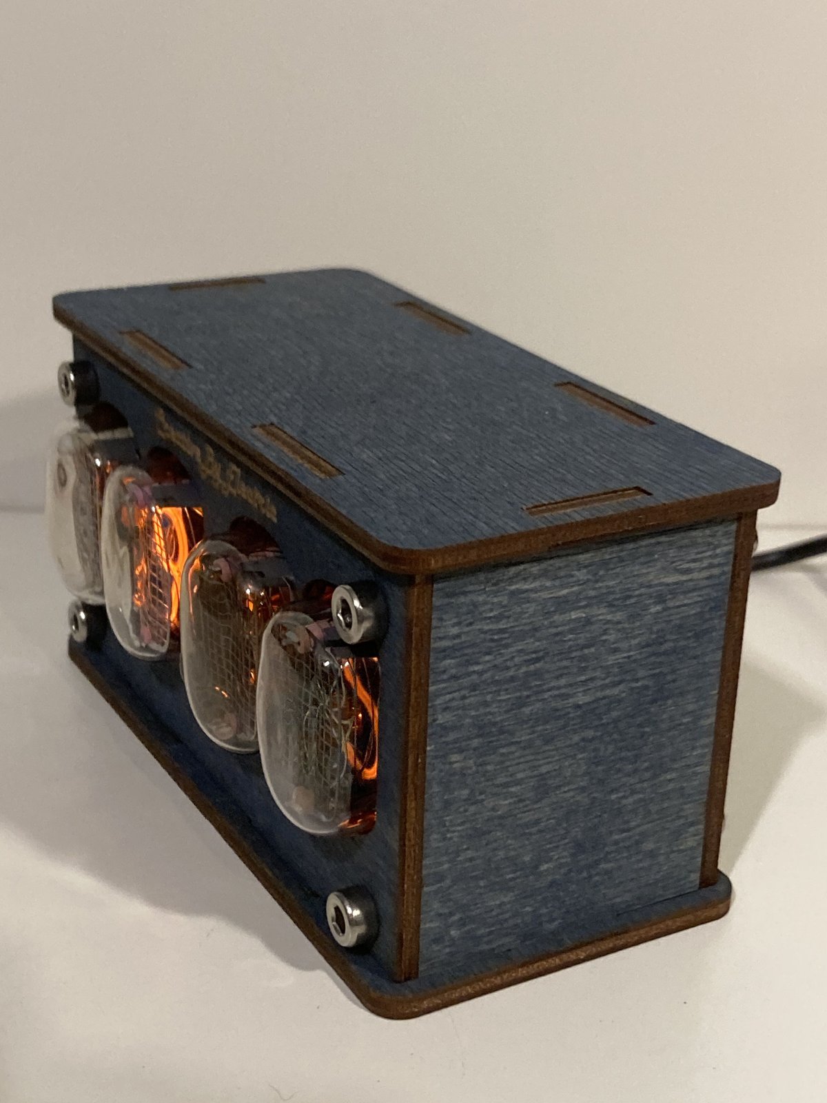 ニキシー管時計 NIXIE CLOCK 4桁 IN-12使用 グリーン ニキシー管時計