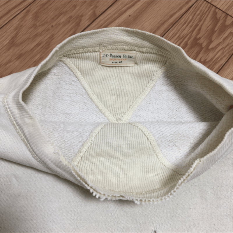 40年代 J.C.Penny 両V Sweat Shirts SIZE42 | HOPE STORE