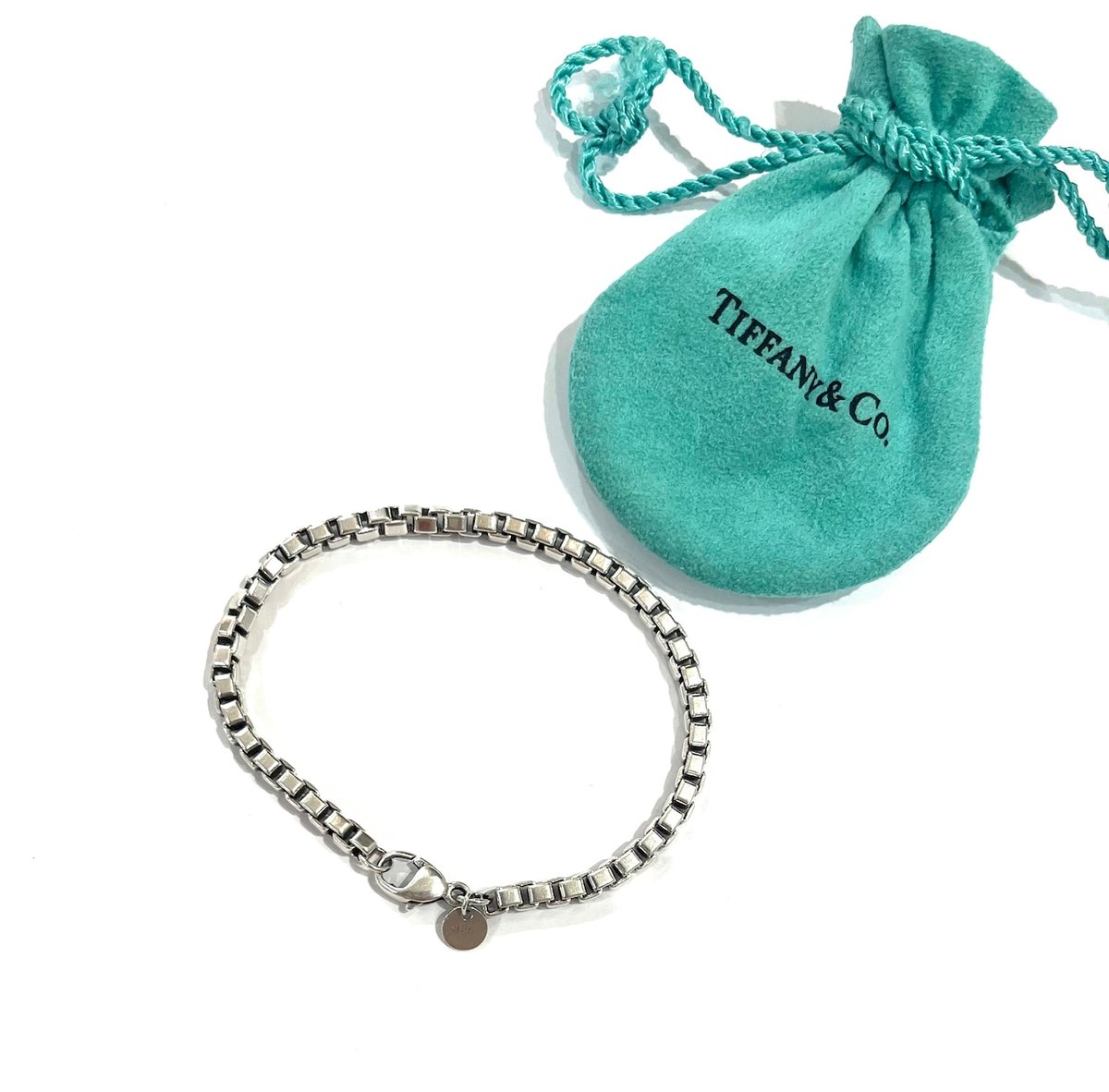 1788【TIFFANY & Co.】ヴィンテージ シルバー925 ベネチアンリンク