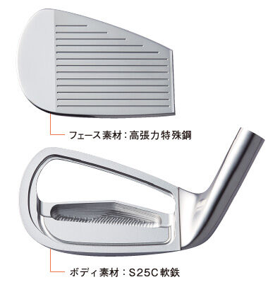 ロッディオ RODDIO PC FORGED DLCコーティング アイアン【＃7〜P】4本セ