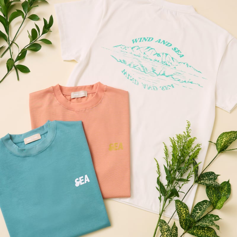 WIND AND SEA×GREENable】 オーガニックコットンTシャツ SHORT S