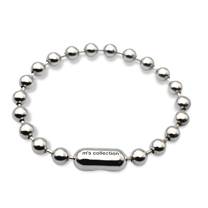 M's collection エムズ コレクション FINE BALL CHAIN BRACE