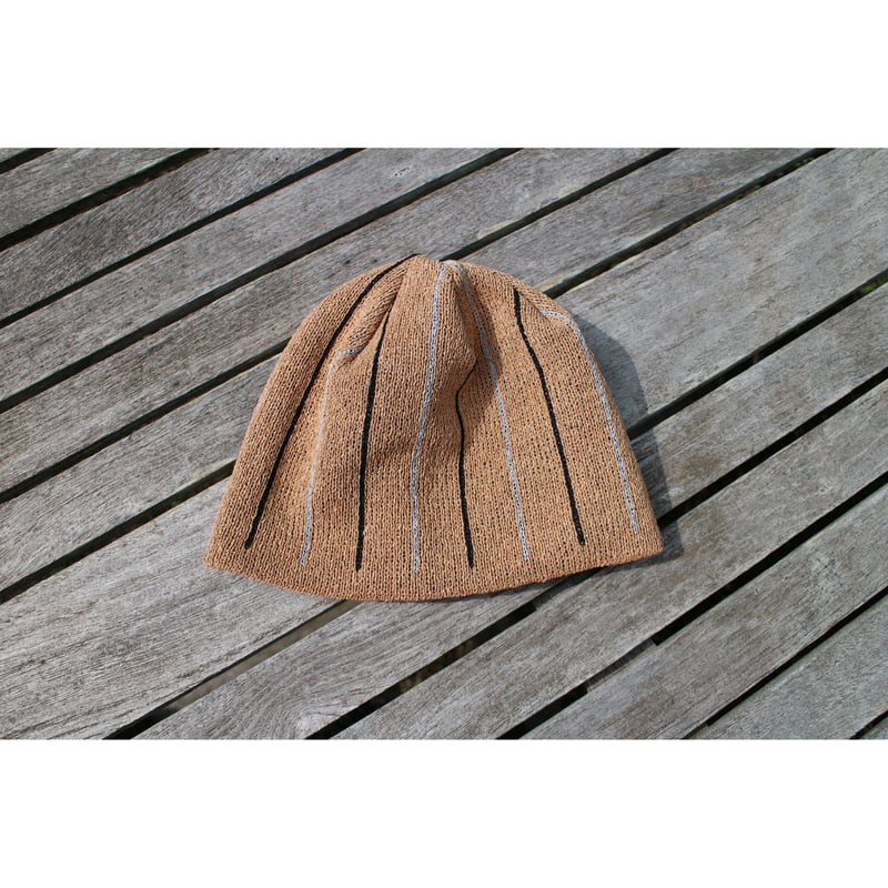 NOROLL / TWO FACE WASHI BEANIE / APRICOT | Soph