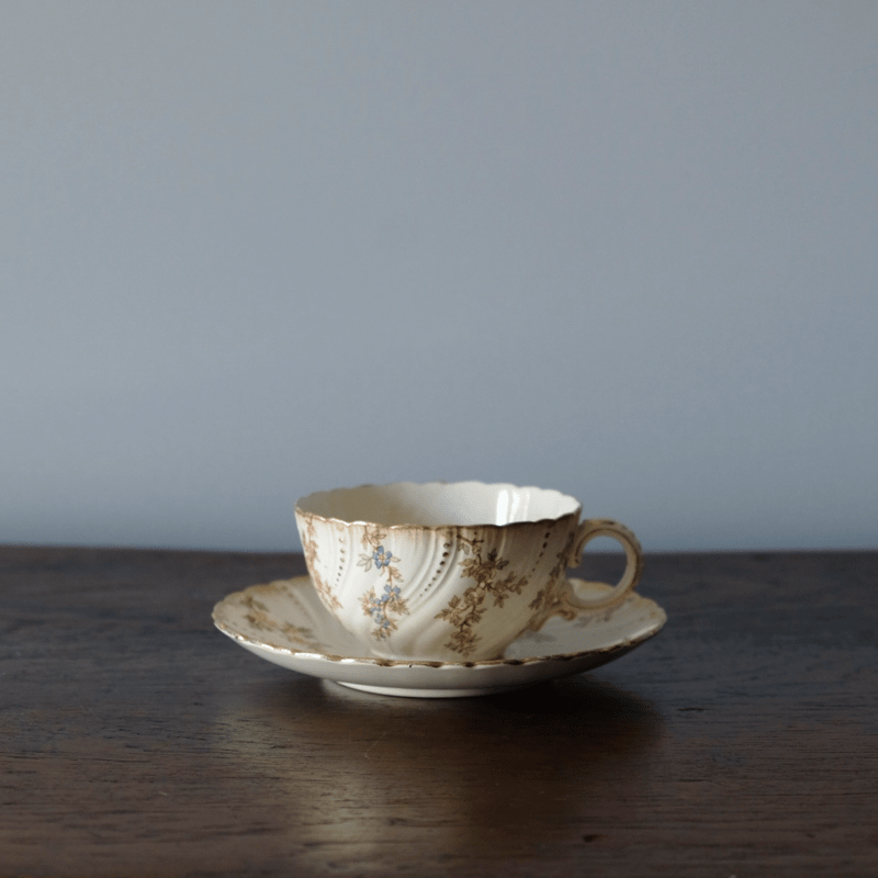 サルグミンヌ SARREGUEMINES LOUIS XV ティー カップ&ソーサー LOUI