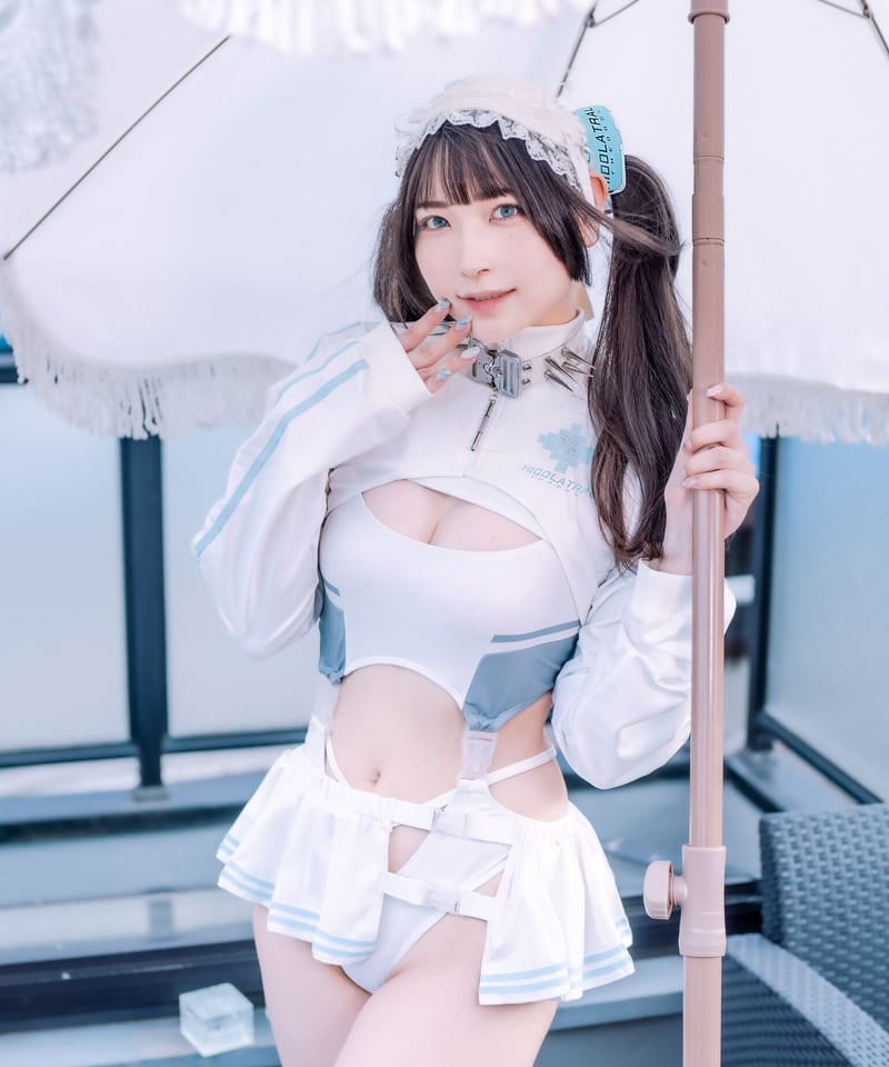 サイバージャージスイムウェア/レオタード 》WHITE | HIDOLATRAL THEODOL