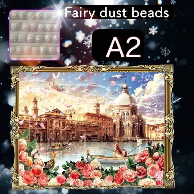 NEW！『フェアリーダストビーズ』（A2サイズ）fairydustZG-613