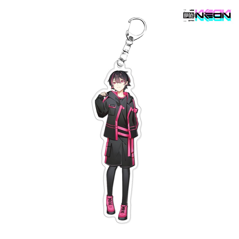 夢喰NEON】等身イラストアクキー（ゆら） | RINDO ONLINE STORE