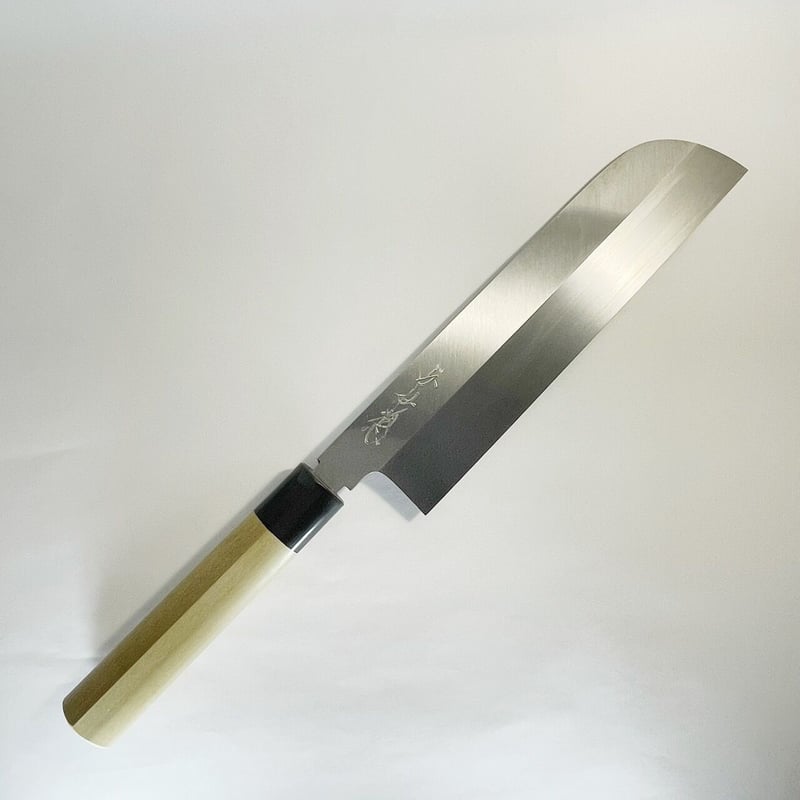 本焼鎌形薄刃 白鋼 水牛柄 8寸（240mm） | 刃物の老舗 本家かね惣