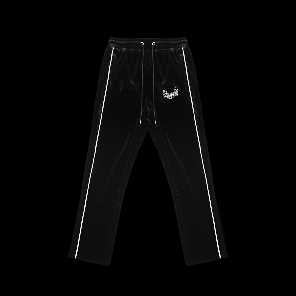 YB Velour Pants (Black) | YXNGBRATZ OFFICIAL ON