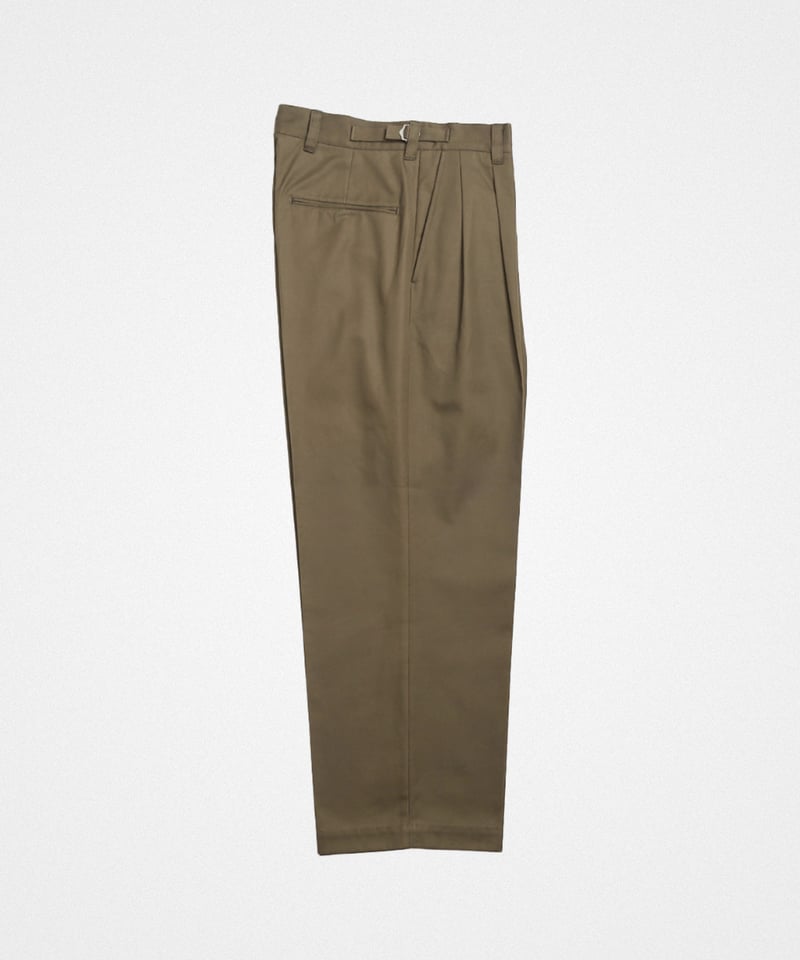 2026SS 先行予約】#-24 Ventile gabardine 2tuck strai
