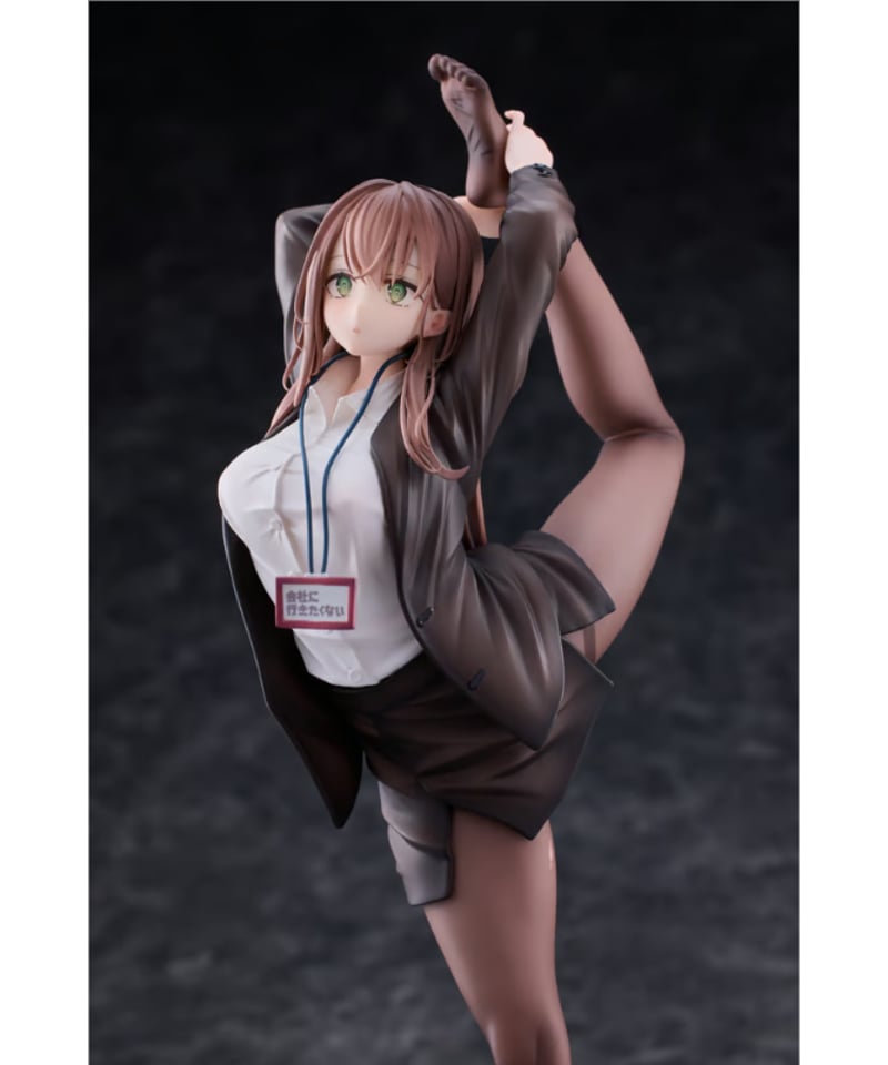 意外と体が柔らかい会社に行きたくないOLちゃん 白Ver. 1/6 完成品