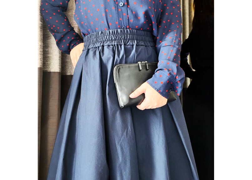 Jet setter skirt｜ジェットセッタースカート（ネイビーブルー） | Bon
