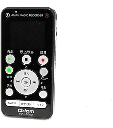 Amazon | Qriom キュリオム ラジオボイスレコーダー レッドYVR-R500(R